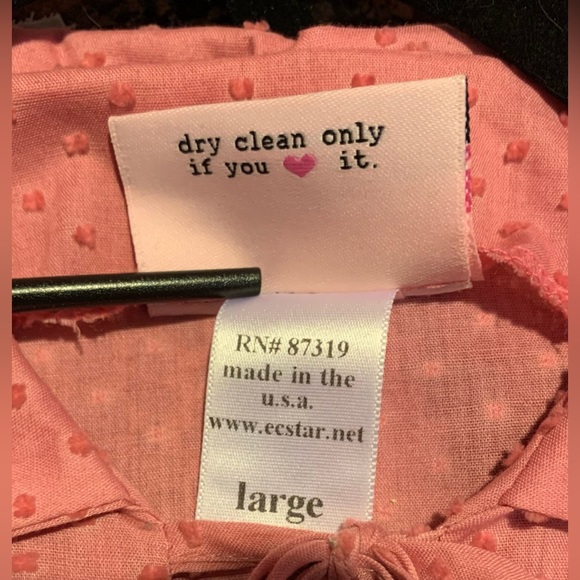 EC Star Swiss dot rockabilly pinup vintage dress L - Picture 6 of 6